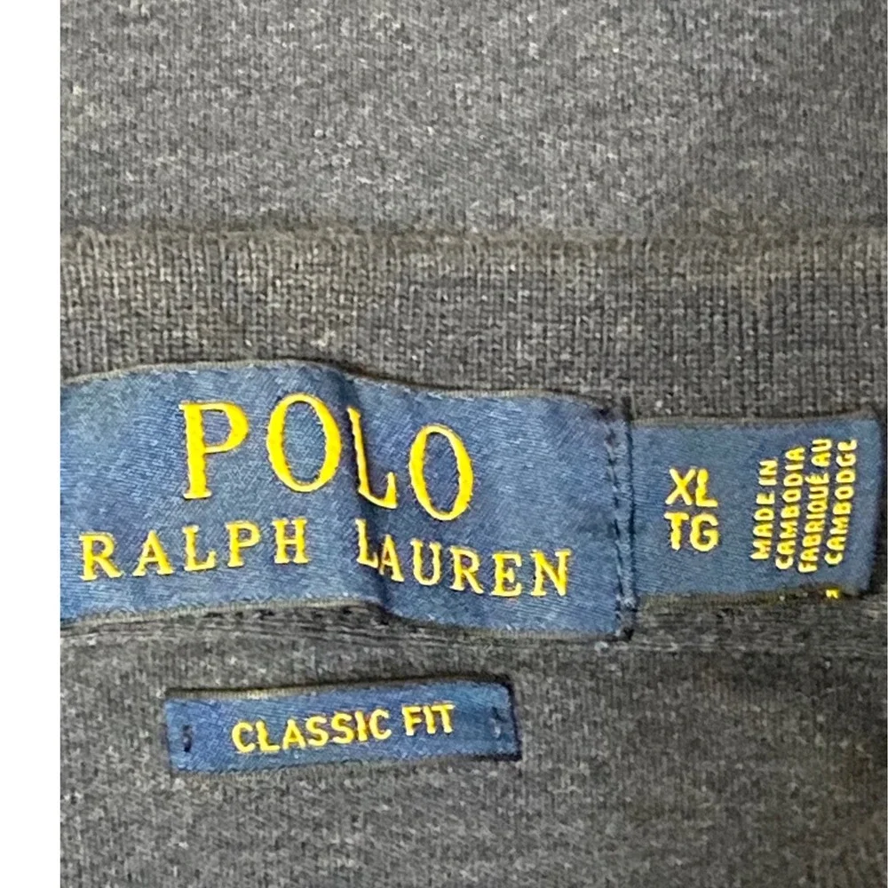 Polo‎ Ralph Lauren Mens XL Classic Navy Heather Polo Shirt Old Money Quiet Lux